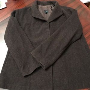 Eileen Fisher wool swing jacket
